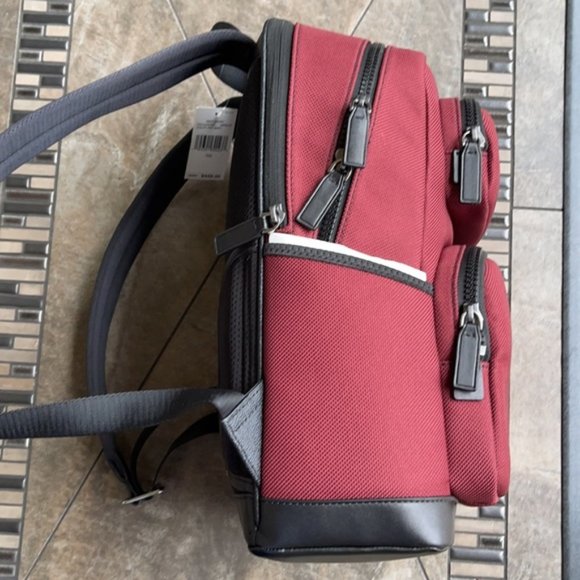 Michael Kors Kent Sport Utility Backpack Merlot - Picture 5 of 16